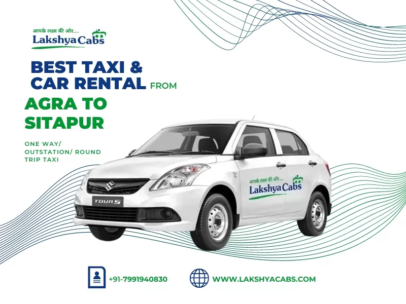 Agra to Sitapur taxi service