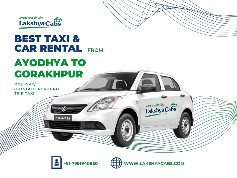 Ayodhya to Gorakhpur Taxi Service